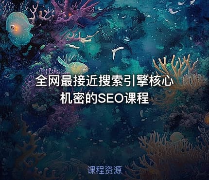 全网最接近搜索引擎核心机密的SEO课程