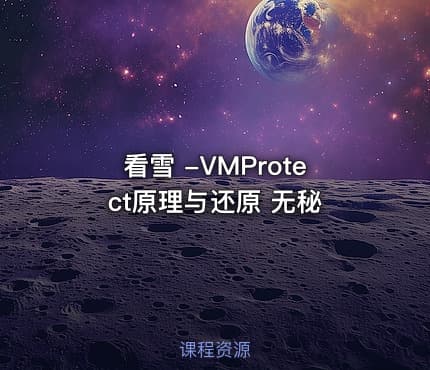 看雪 -VMProtect原理与还原 无秘