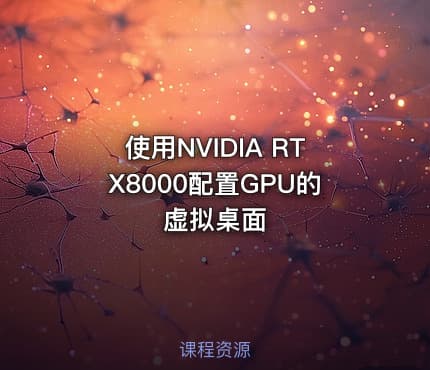 使用NVIDIA RTX8000配置GPU的虚拟桌面