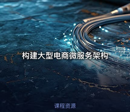 构建大型电商微服务架构