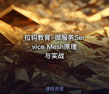 拉钩教育-微服务Service Mesh原理与实战