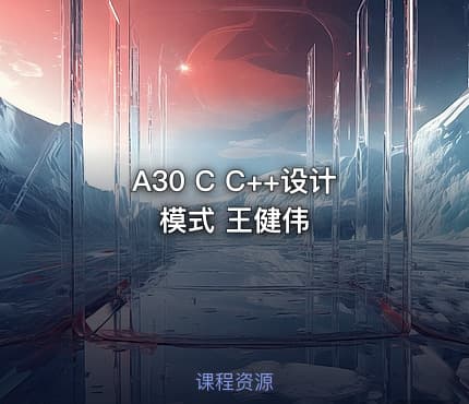 A30 C C++设计模式 王健伟