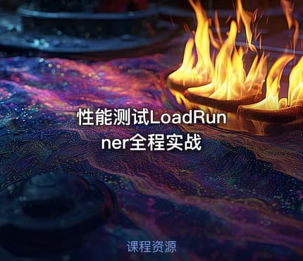 性能测试LoadRunner全程实战