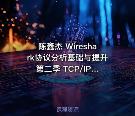 陈鑫杰 Wireshark协议分析基础与提升 第二季 TCP/IP协议栈详解(上)