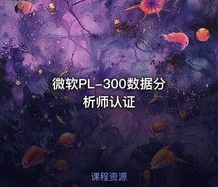 微软PL-300数据分析师认证