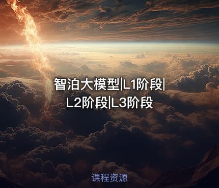 智泊大模型|L1阶段|L2阶段|L3阶段