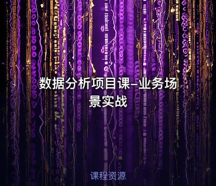 数据分析项目课-业务场景实战