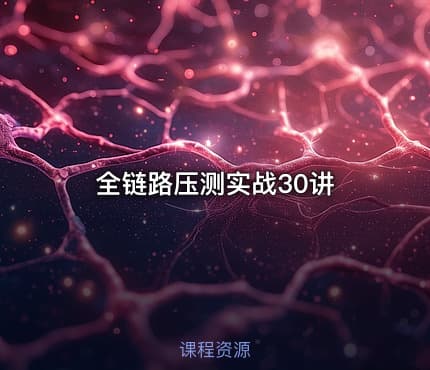 全链路压测实战30讲