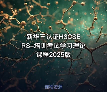 新华三认证H3CSE RS+培训考试学习理论课程2025版