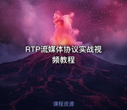 RTP流媒体协议实战视频教程