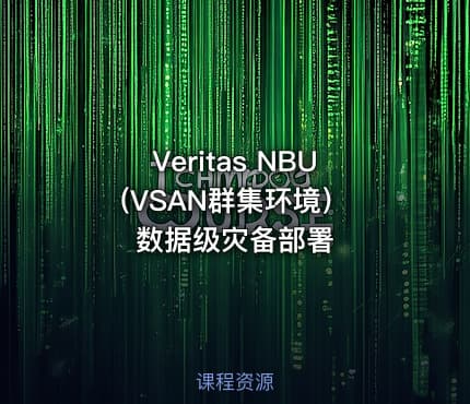Veritas NBU (VSAN群集环境）数据级灾备部署