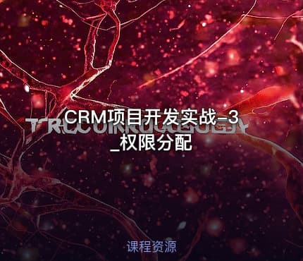 CRM项目开发实战-3_权限分配