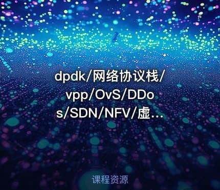 dpdk/网络协议栈/vpp/OvS/DDos/SDN/NFV/虚拟化/高性能专家之路|零声