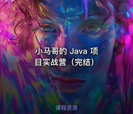小马哥的 Java 项目实战营（完结）