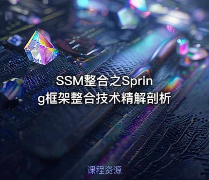 SSM整合之Spring框架整合技术精解剖析