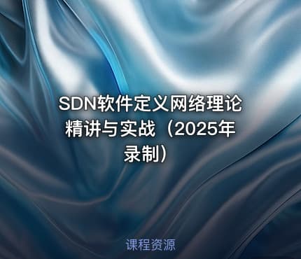 SDN软件定义网络理论精讲与实战（2025年录制）