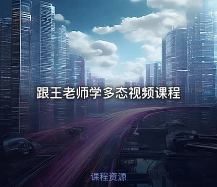跟王老师学多态视频课程