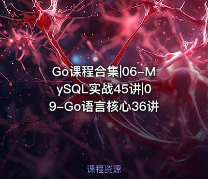Go课程合集|06-MySQL实战45讲|09-Go语言核心36讲