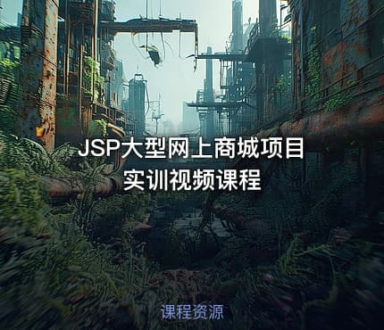 JSP大型网上商城项目实训视频课程