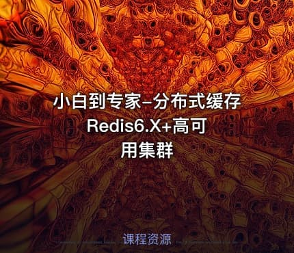 小白到专家-分布式缓存Redis6.X+高可用集群