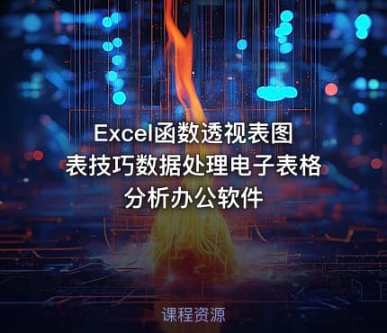 Excel函数透视表图表技巧数据处理电子表格分析办公软件