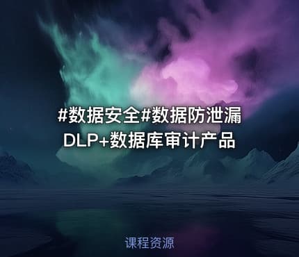 #数据安全#数据防泄漏DLP+数据库审计产品