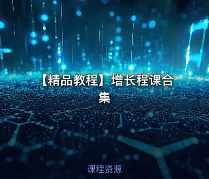 【精品教程】🧍增长程课合集