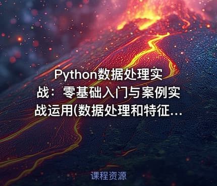Python数据处理实战：零基础入门与案例实战运用(数据处理和特征工程实战)