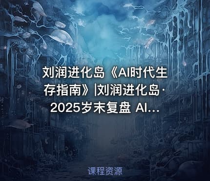 刘润进化岛《AI时代生存指南》|刘润进化岛·2025岁末复盘 AI时代的生存指南