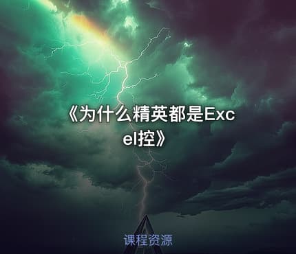 《为什么精英都是Excel控》