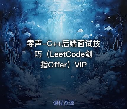 零声-C++后端面试技巧（LeetCode剑指Offer）VIP