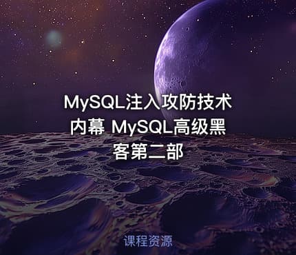 MySQL注入攻防技术内幕 MySQL高级黑客第二部