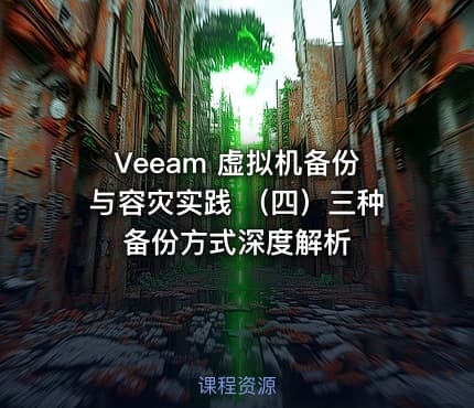 Veeam 虚拟机备份与容灾实践 （四）三种备份方式深度解析