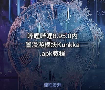 哔哩哔哩8.95.0内置漫游模块Kunkka.apk教程