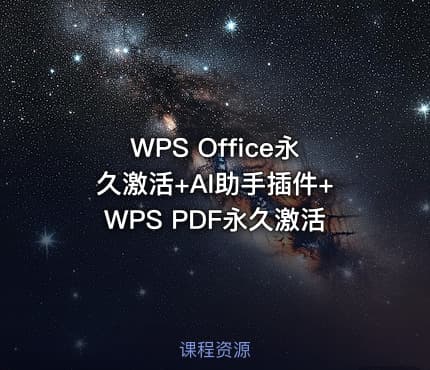 WPS Office永久激活+AI助手插件+WPS PDF永久激活