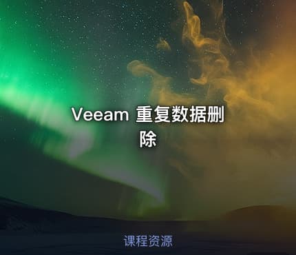 Veeam 重复数据删除