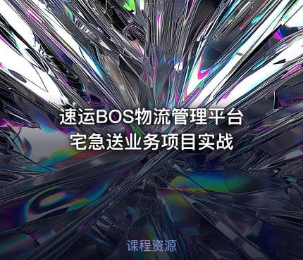 速运BOS物流管理平台宅急送业务项目实战