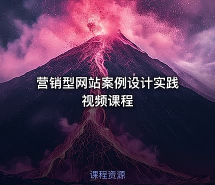 营销型网站案例设计实践视频课程