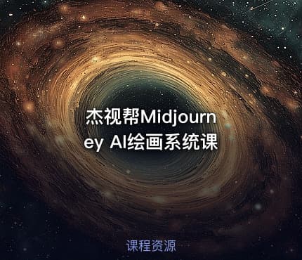 杰视帮Midjourney AI绘画系统课