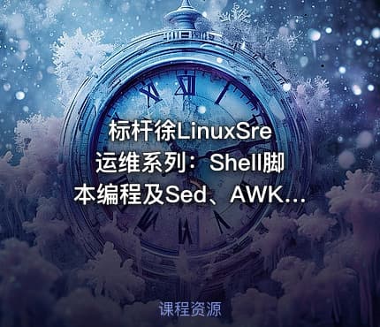 标杆徐LinuxSre运维系列:Shell脚本编程及Sed、AWK进阶实践(18讲)