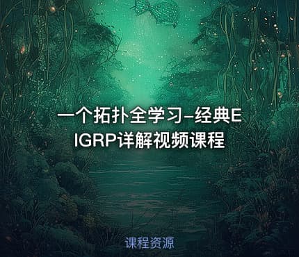 一个拓扑全学习-经典EIGRP详解视频课程