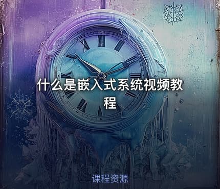 什么是嵌入式系统视频教程