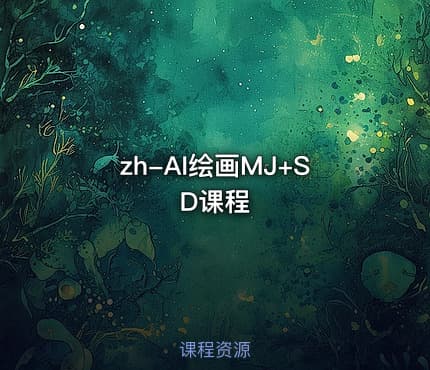 zh-AI绘画MJ+SD课程