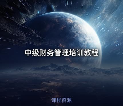 中级财务管理培训教程