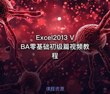 Excel2013 VBA零基础初级篇视频教程