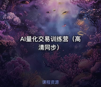 AI量化交易训练营(高清同步)