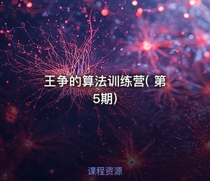 王争的算法训练营( 第5期)