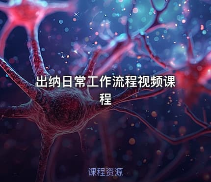 出纳日常工作流程视频课程
