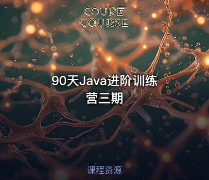 90天Java进阶训练营三期