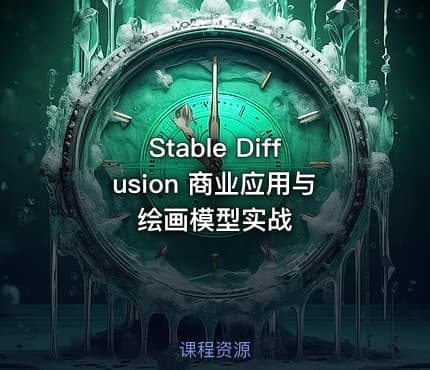 Stable Diffusion 商业应用与绘画模型实战